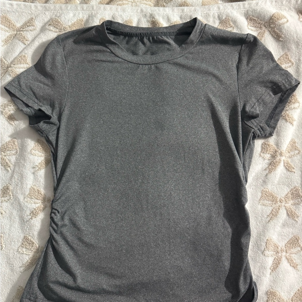 SHEIN Charcoal Short Sleeve Tee
